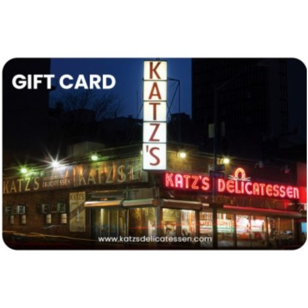 Katz's Electronic Test Gift Card