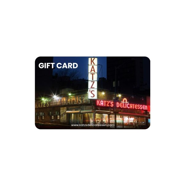 Katz's Electronic Gift Card