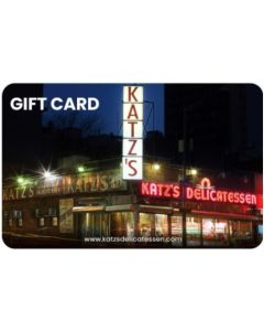 Katz's Electronic Gift Card