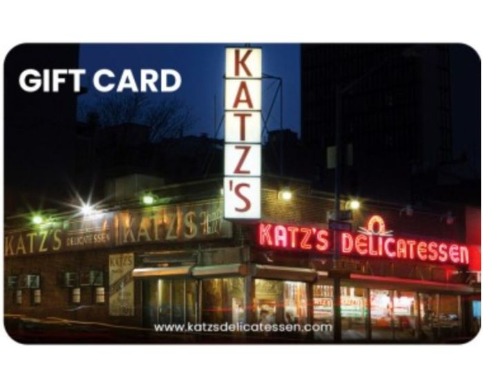 Katz's Electronic Test Gift Card