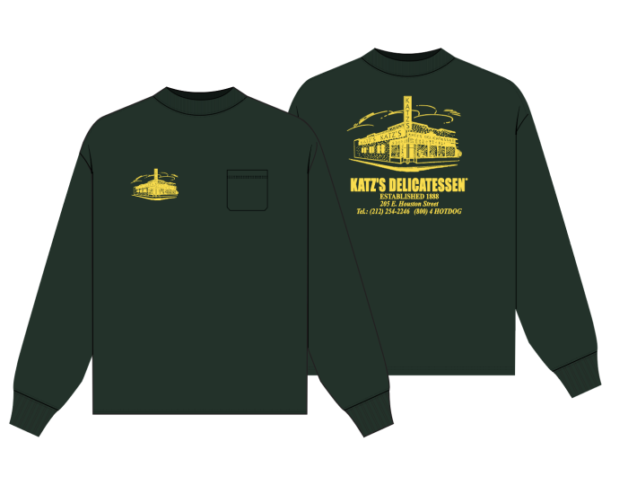 Katz's Longsleeve Green shirt