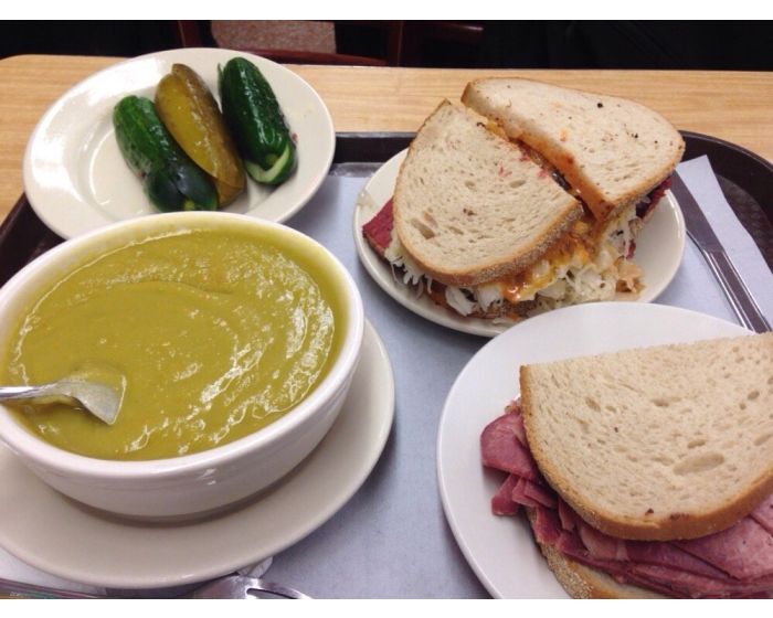 Katz's Deli Split Pea Soup NYC's oldest deli