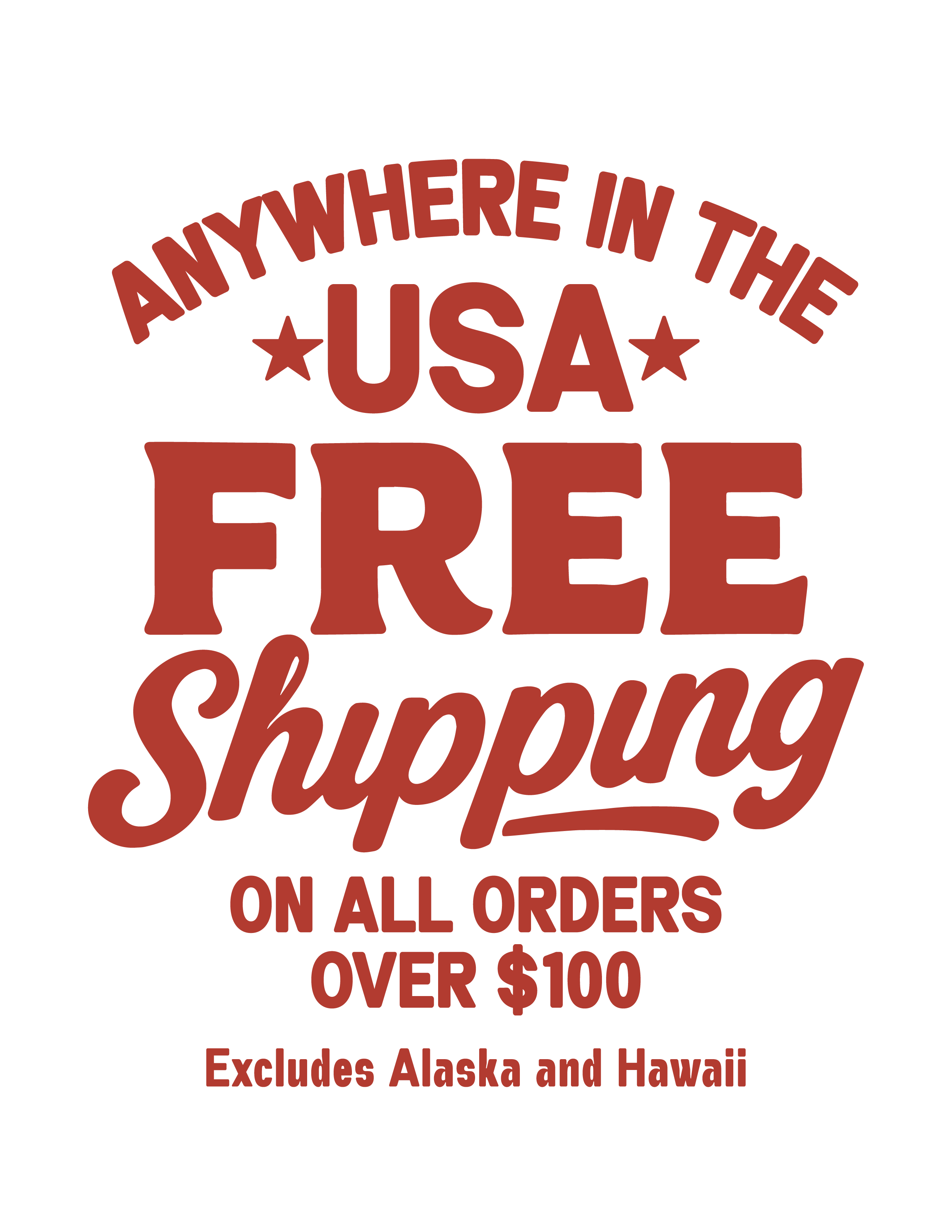 2Day Shipping - Free with Orders Over $100